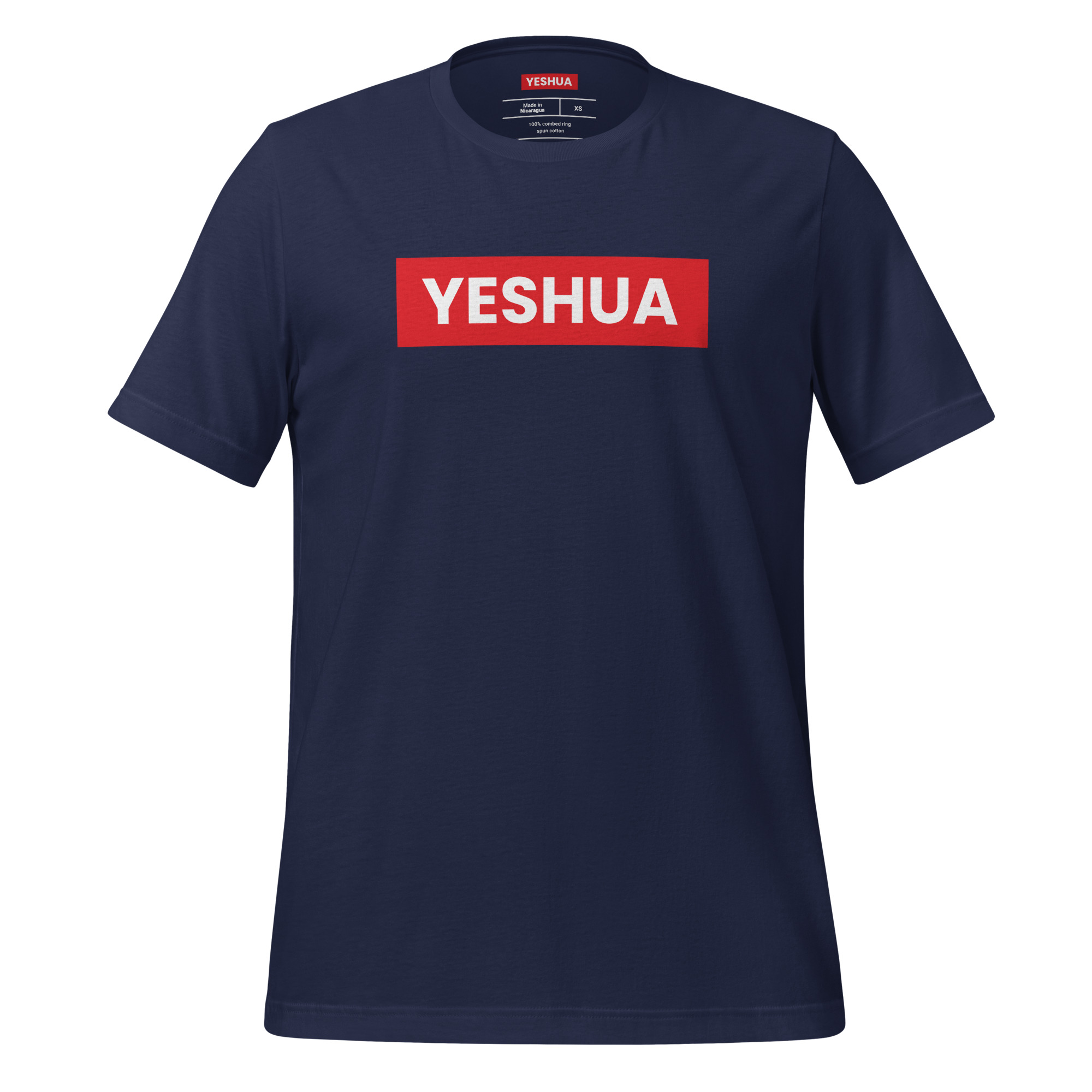 Yeshua Box Logo Tee - Navy